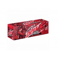 Mtn Dew Code Red American Import Soda Rare - 24 Pack (24x 355ml Cans